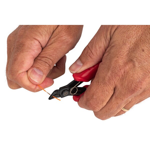 Main product image for Small Precision Electronic 5" Diagonal Wire Cutting Tool with Stripping Hole for 22-26 AWG Wire360-843